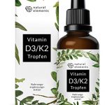 Vitamin D3 + K2 Tropfen 50ml - Premium: 99,7+% All-Trans (K2VITAL® von Kappa) + hoch bioverfügbares D3 - Laborgeprüft, hochdosiert, flüssig  